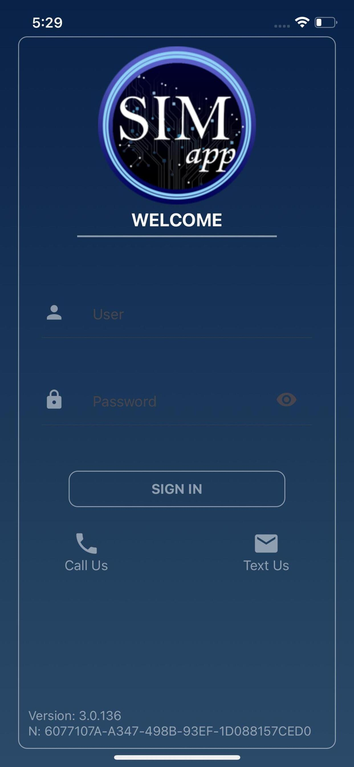 SIM BI App