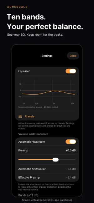 Aurescale: Music Player & EQ screenshot 2