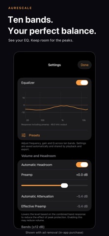 Aurescale: Music Player & EQ Screenshot 2 of 6