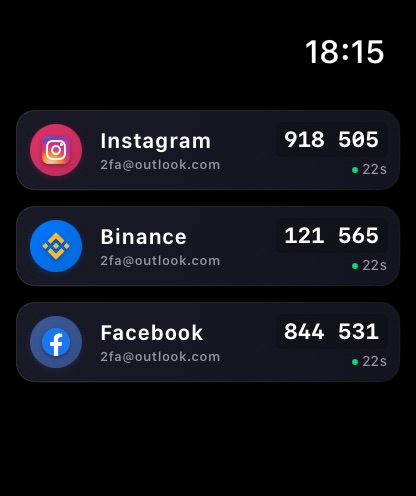 Apple Watch screenshot