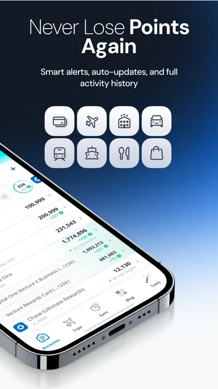 AwardWallet: Track Rewards screenshot 2 of 5