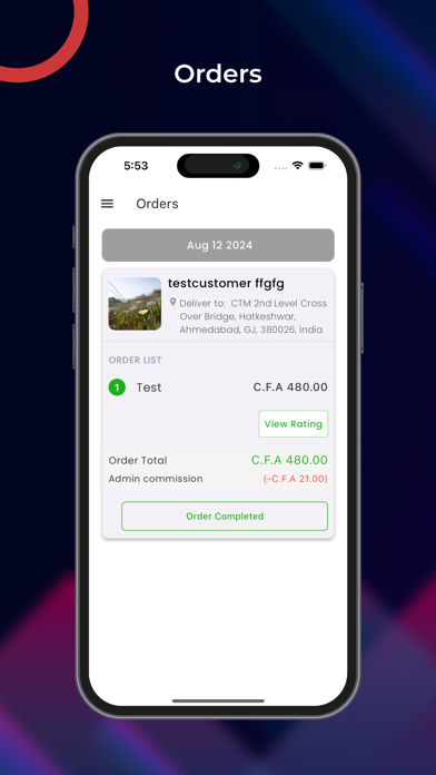 Screenshot 2 of DELIVCAB - Marchand App