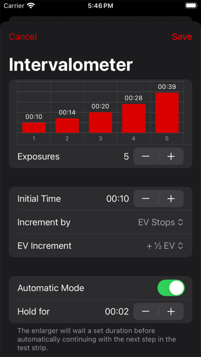 Chronodev - Darkroom Timer Screenshot