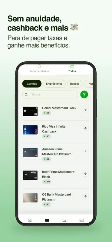 Aprov: Cartões, Crédito e CPF screenshot 2 of 5