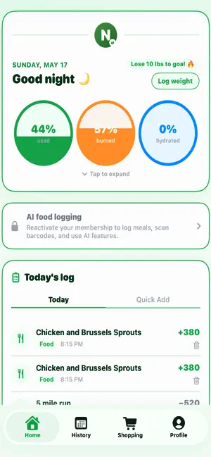 Nourish: AI Calorie Tracker screenshot 1
