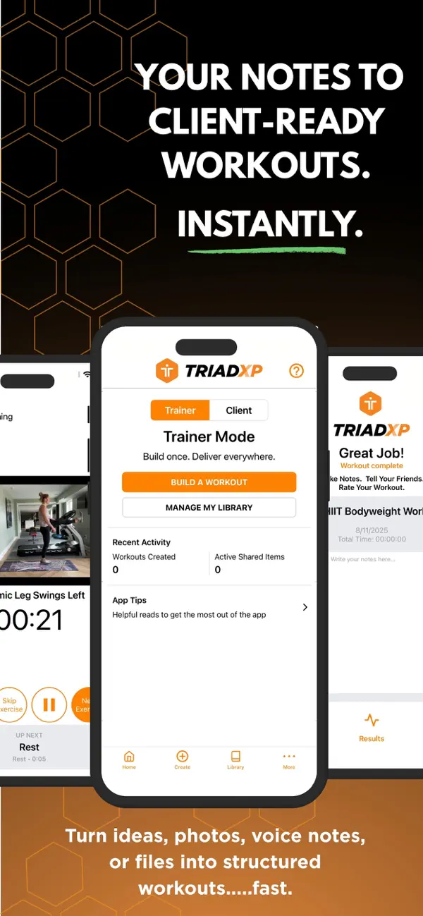 Screenshot #2 pour TriadXP: Fitness & Wellness