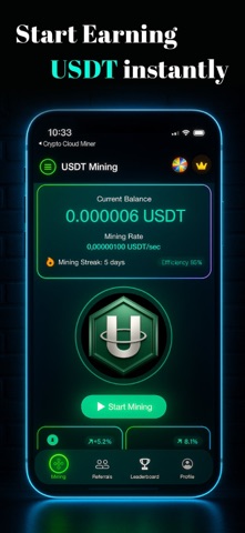 USDT Mining - Crypto Miner screenshot