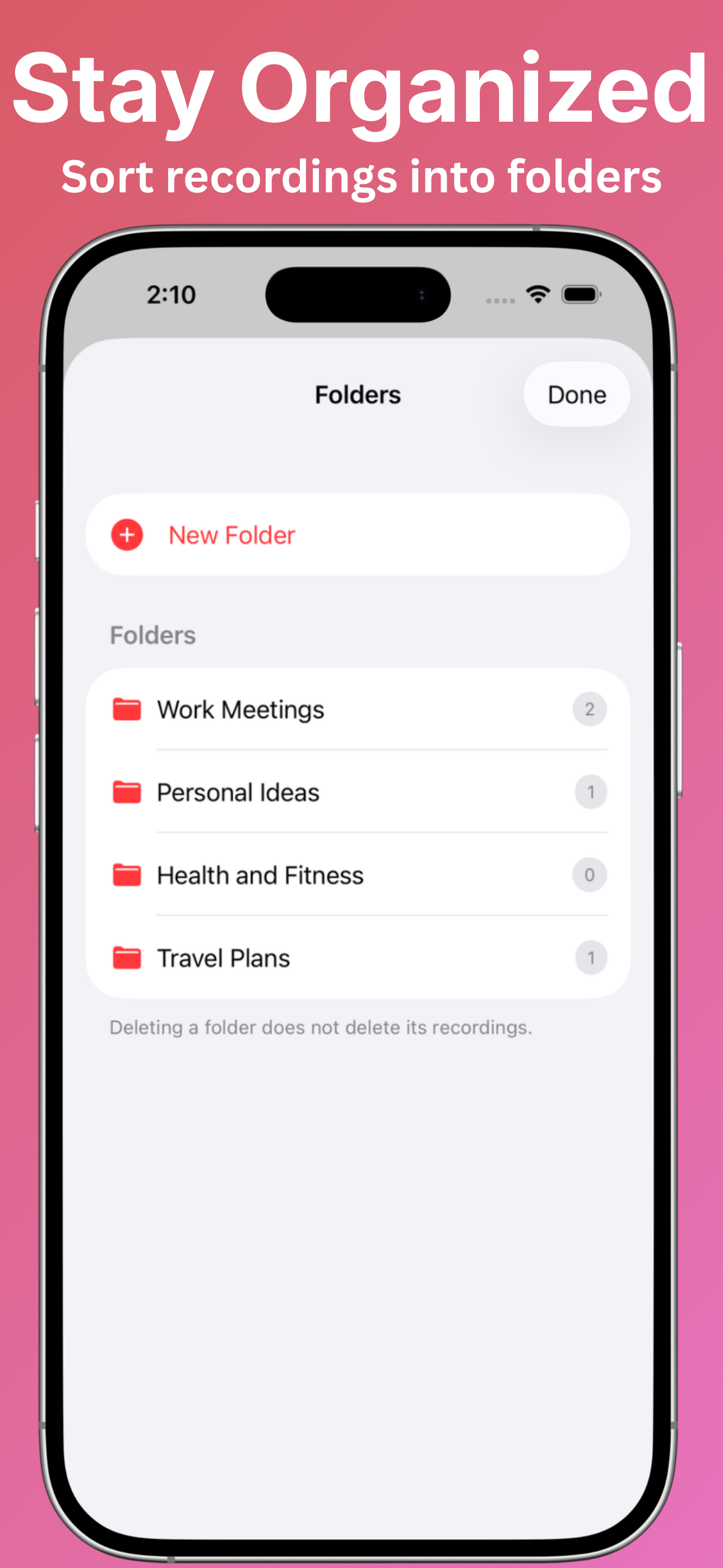Voice Notes - Transcribe Audio screenshot 5