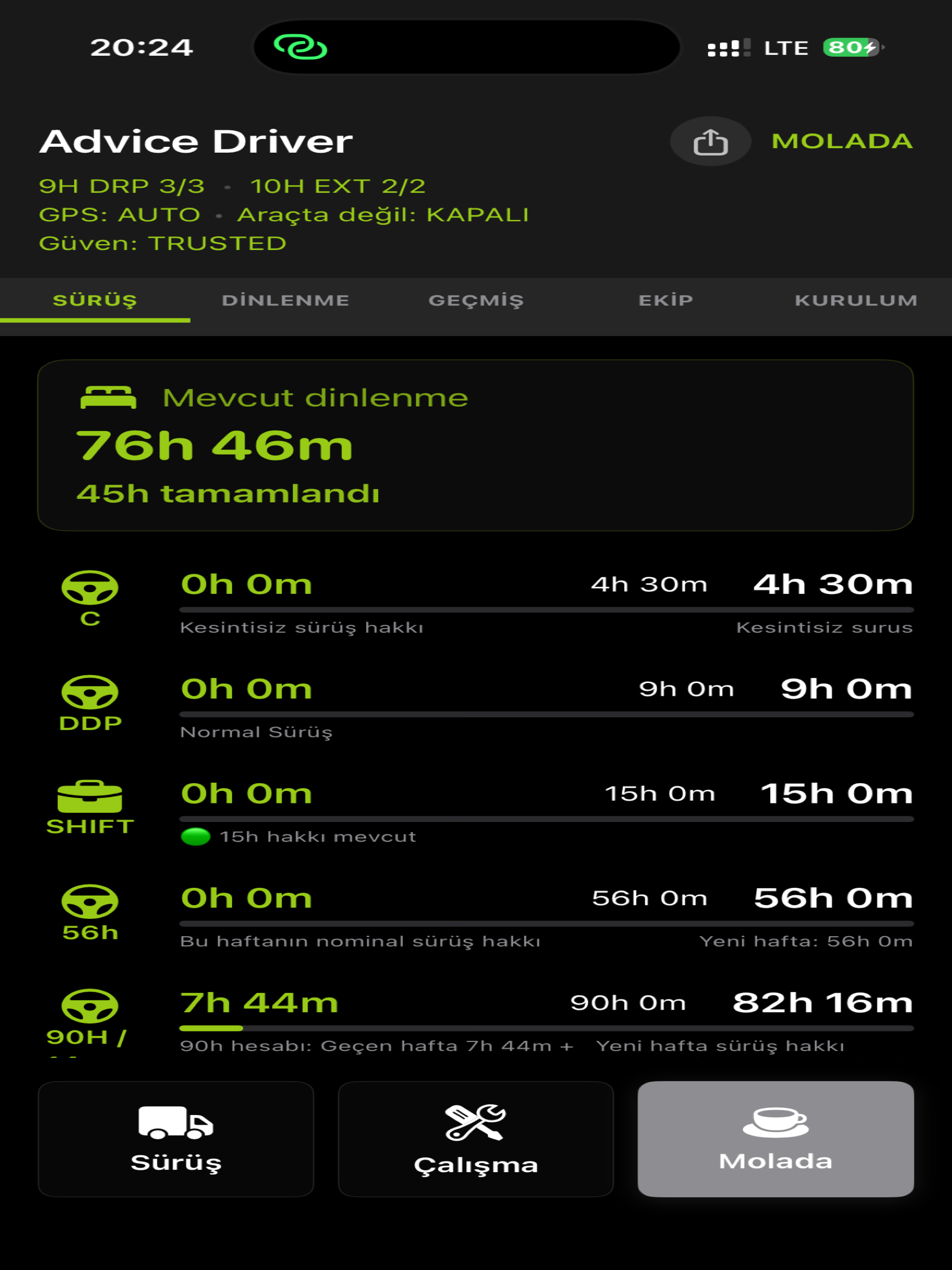 Advice Driver - Tachograph screenshot 14