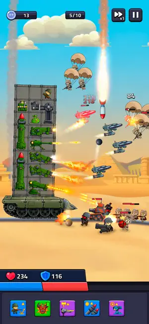Tank Defense: Merge Attack screenshot 4