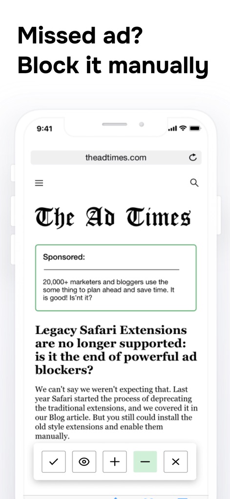 AdGuard: Adblock, Privacy, DNS - Blocco Manuale Personalizzato