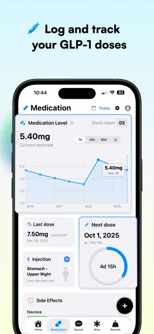 GLP-1.COM: Shot Tracking App screenshot 3