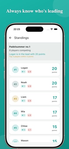 RallyUp - Padel Americano screenshot