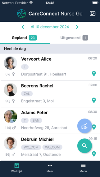CareConnect Nurse Go Screenshot