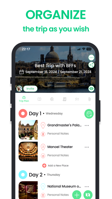 Tourist - Travel Planner Screenshot