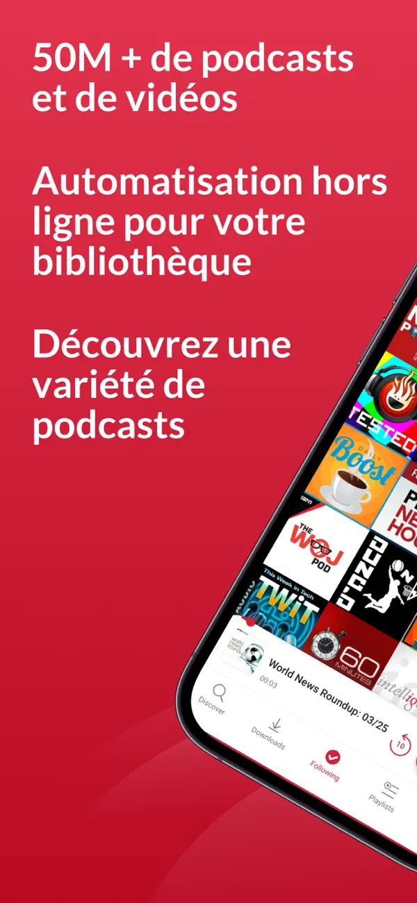 Screenshot #1 pour Player FM — App de Podcast