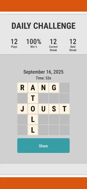 Lexicross Word Puzzle screenshot 2