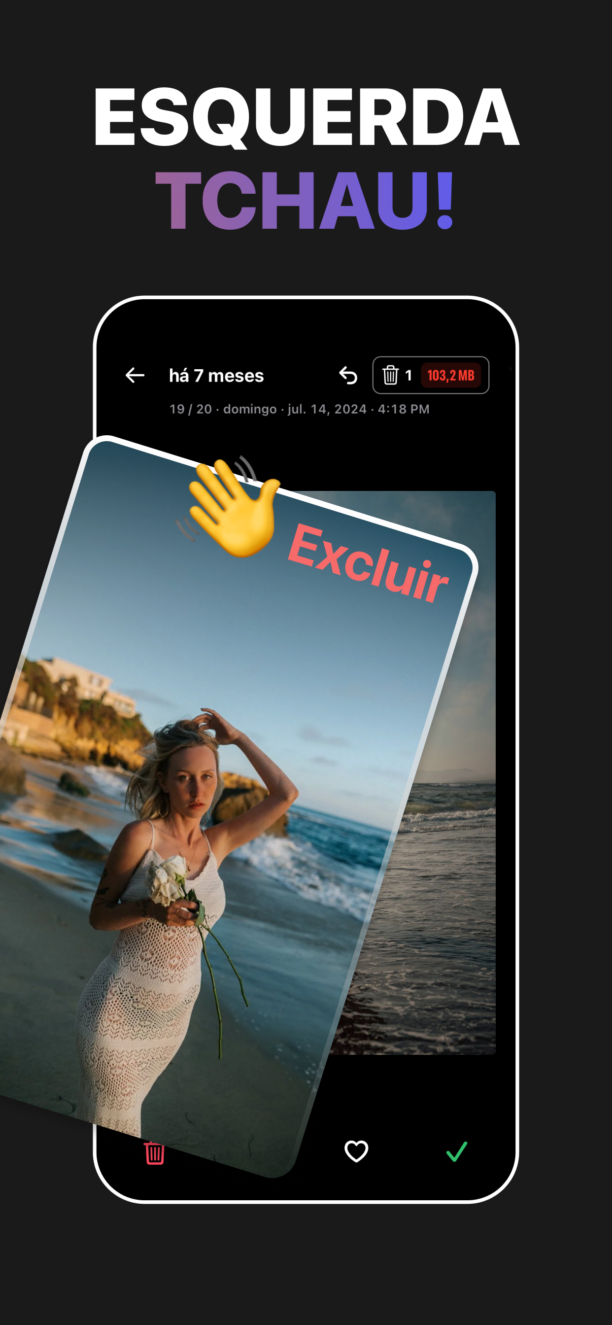 Swipick - Limpador de Fotos