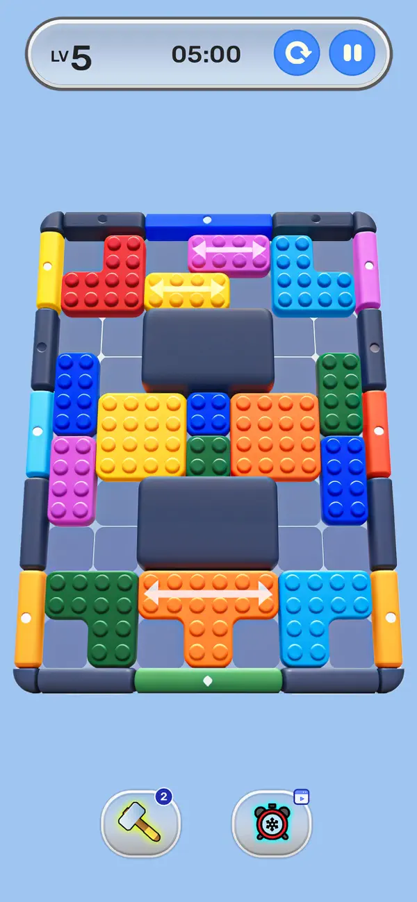 Screenshot #1 pour Color Block Jam Puzzle Sort