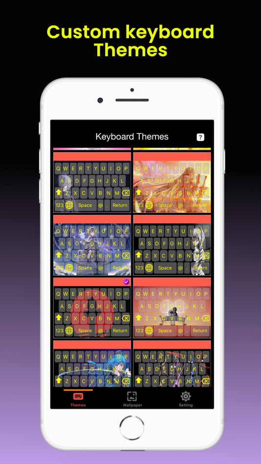 #4. Anime & Wallpapers Keyboard (iOS) De: Roya Waqas