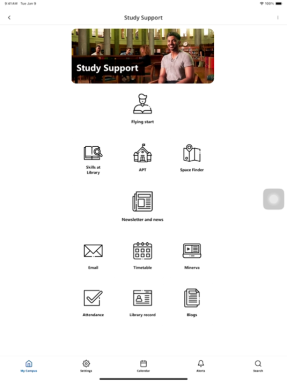 UniLeeds iPad screenshot 4