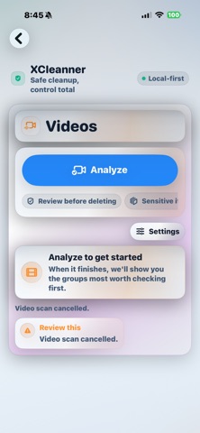 XCleanner screenshot