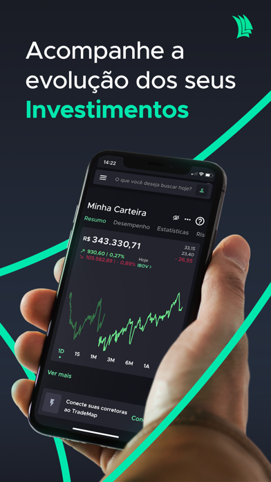 Screenshot #1 pour TradeMap: Acompanhe suas ações