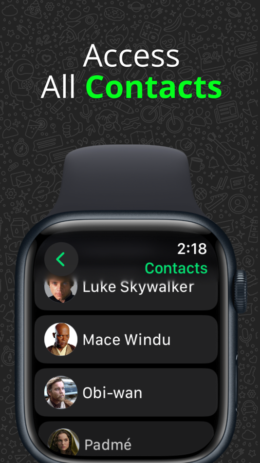 #7. WatchTalk: Chat on Watch (iOS) 由: Bitsbaker LLC.