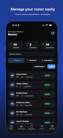 Captain Team Management Screenshot 5 of 7