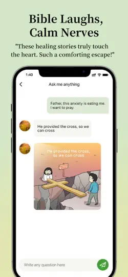 Screenshot von MoboBible: Chat, Pray & Hallow auf dem iPhone 2