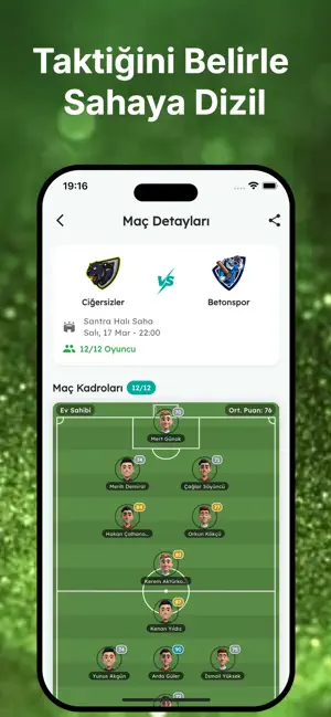 Santra: Halı Saha & Kadro screenshot 3
