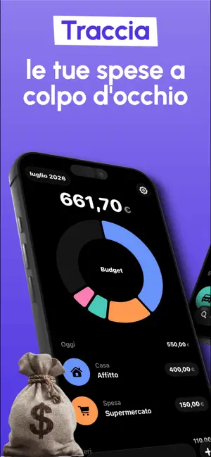 Spendix: Gestione Spese iPhone screenshot 1