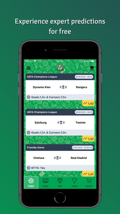 Vip Betting Tips Prediction Screenshot