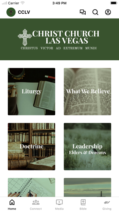 Christ Church Las Vegas iPhone screenshot 1 - Education app