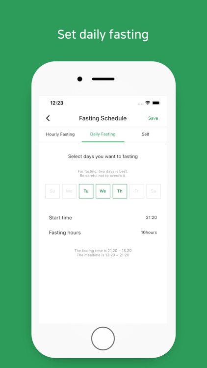 SimFast: Fasting Tracker