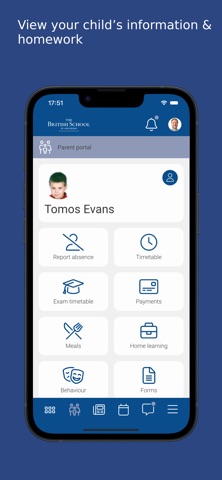 The BSA Parent Portal screenshot