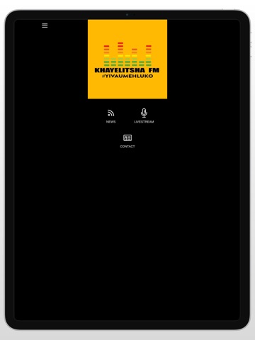 Khayelitsha FM iPad screenshot