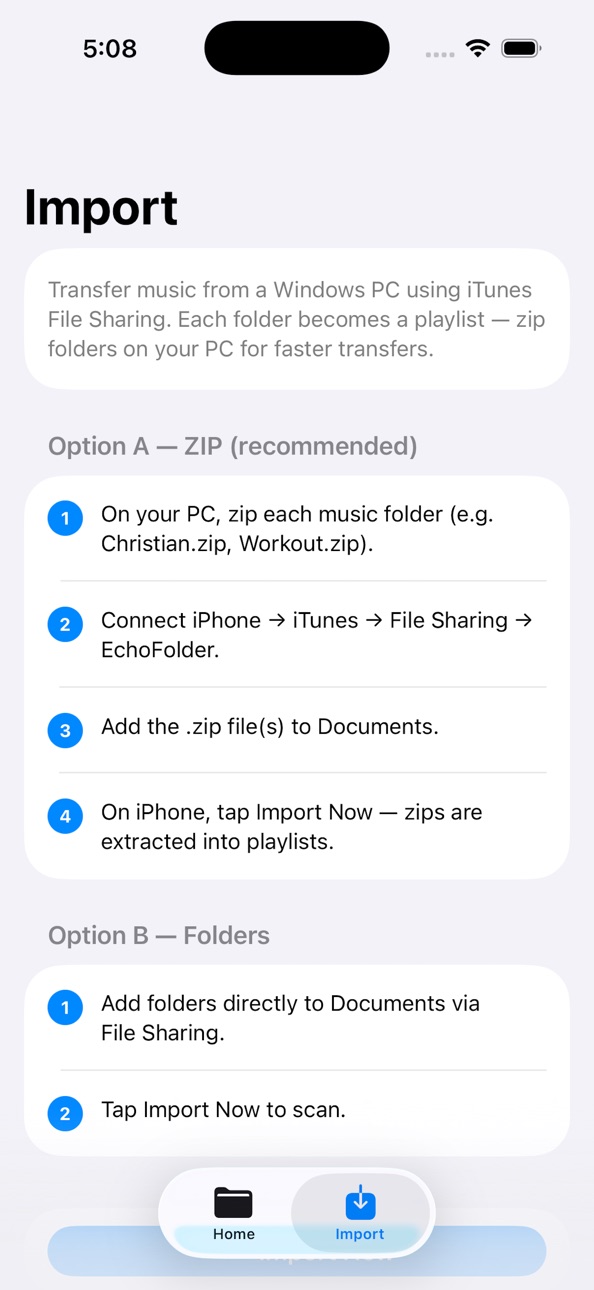 iPhone screenshot