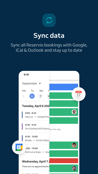 Reservio Business Screenshot