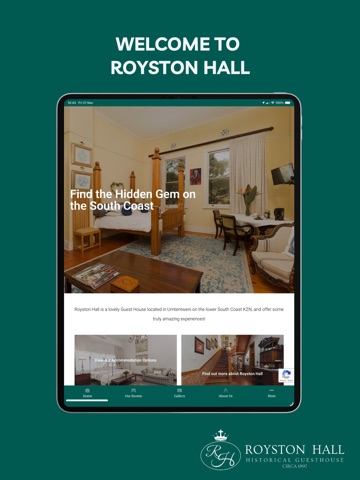 Royston Hall iPad screenshot