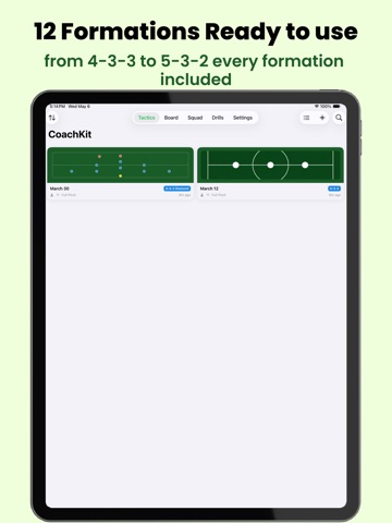 Soccer Coach Tactic Board : Ai iPad screenshot