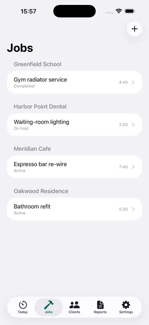 Tradesman Hours Log screenshot 2