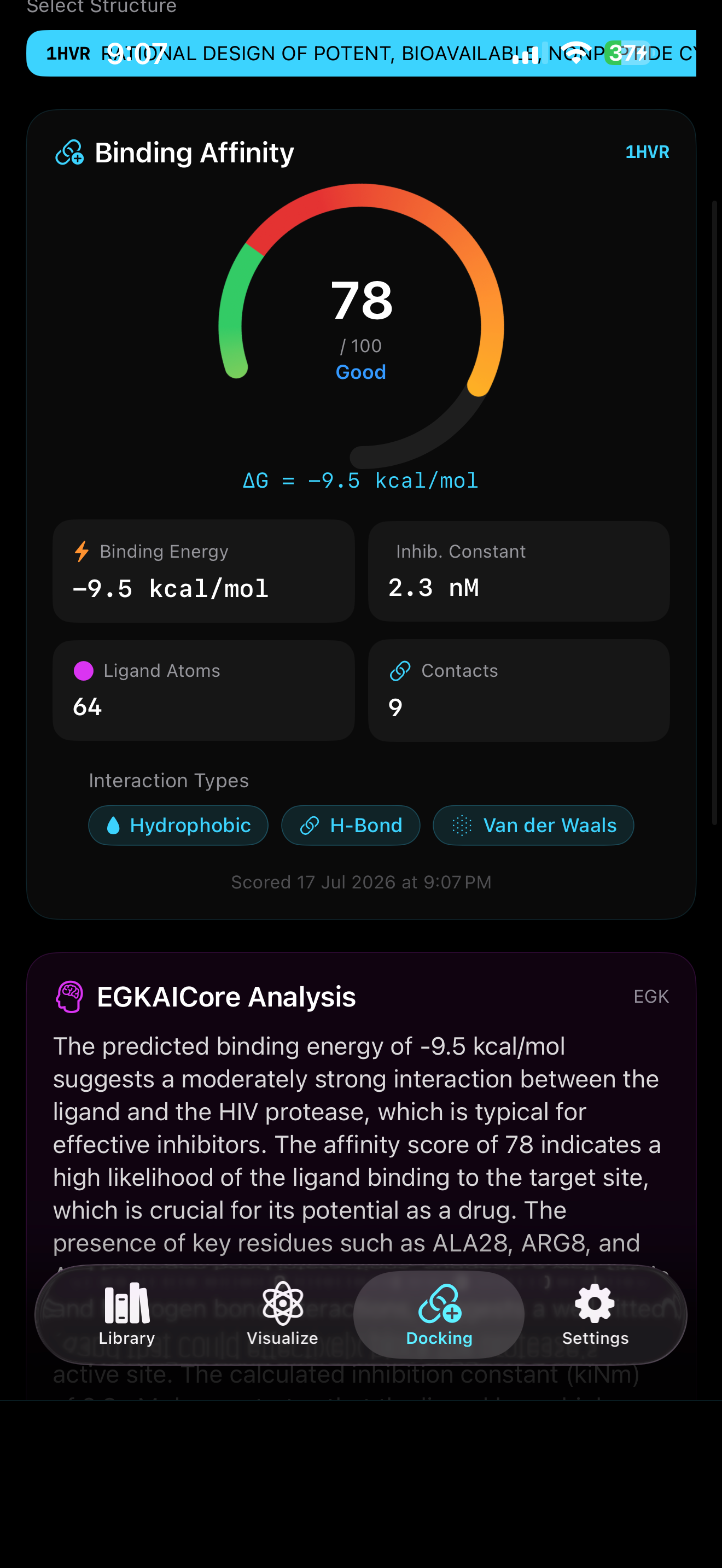 EGK AIProteinSim screenshot 6