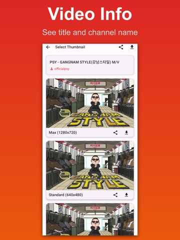 YT Thumbnail Downloader iPad screenshot