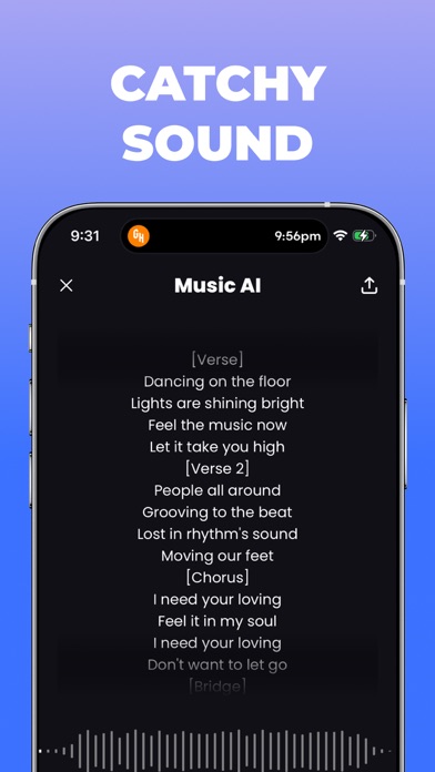 Song AI - Music Generator Screenshot