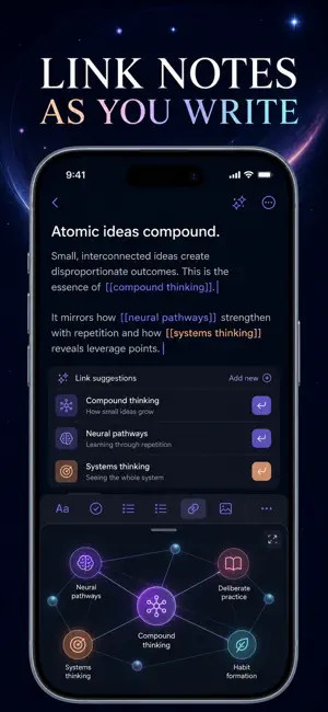 Zettelkasten: Notes Graph screenshot 3