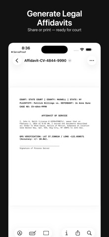 ServeProof Screenshot 5 of 5