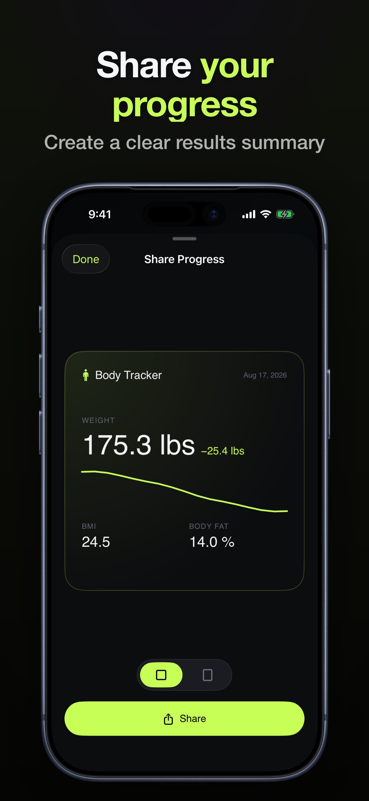 Weight & Measurements Tracker screenshot 8