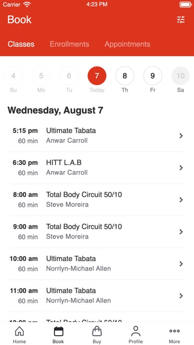 Tabata Ultimate Fitness Screenshot