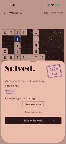 Crossweek screenshot 3
